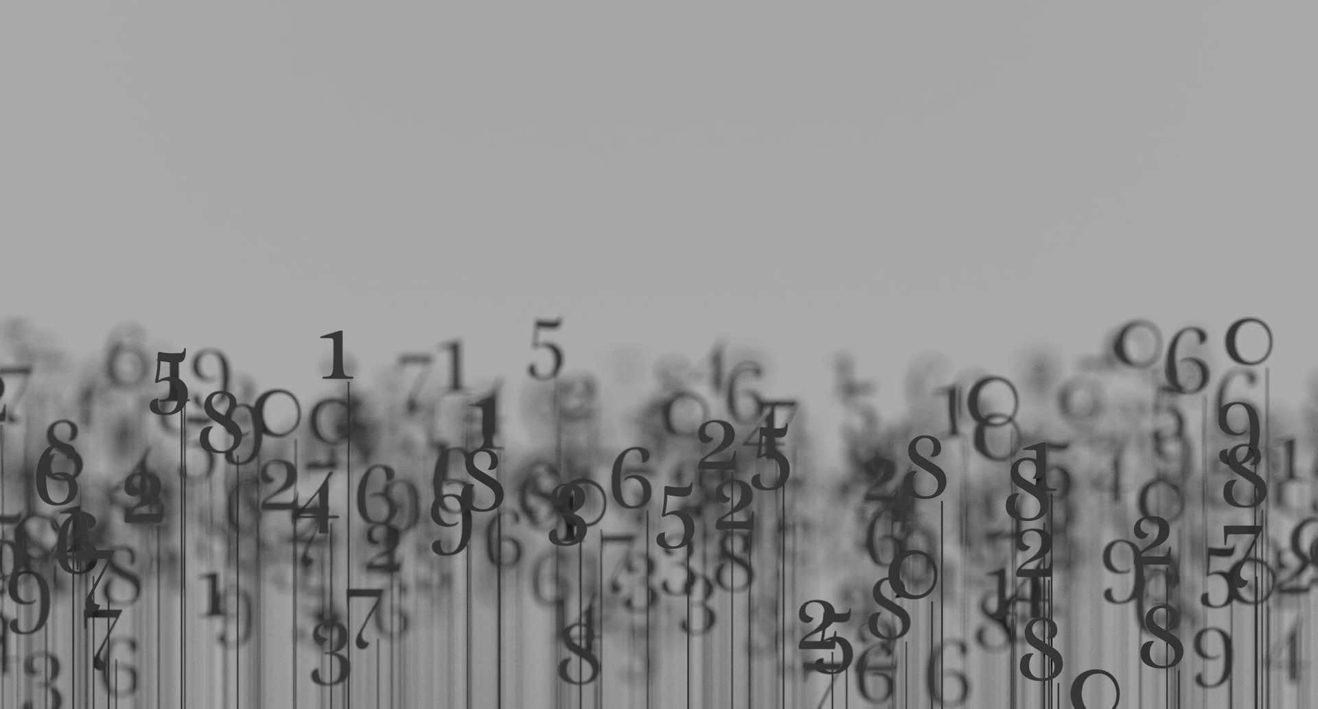 Abstract design with numbers background