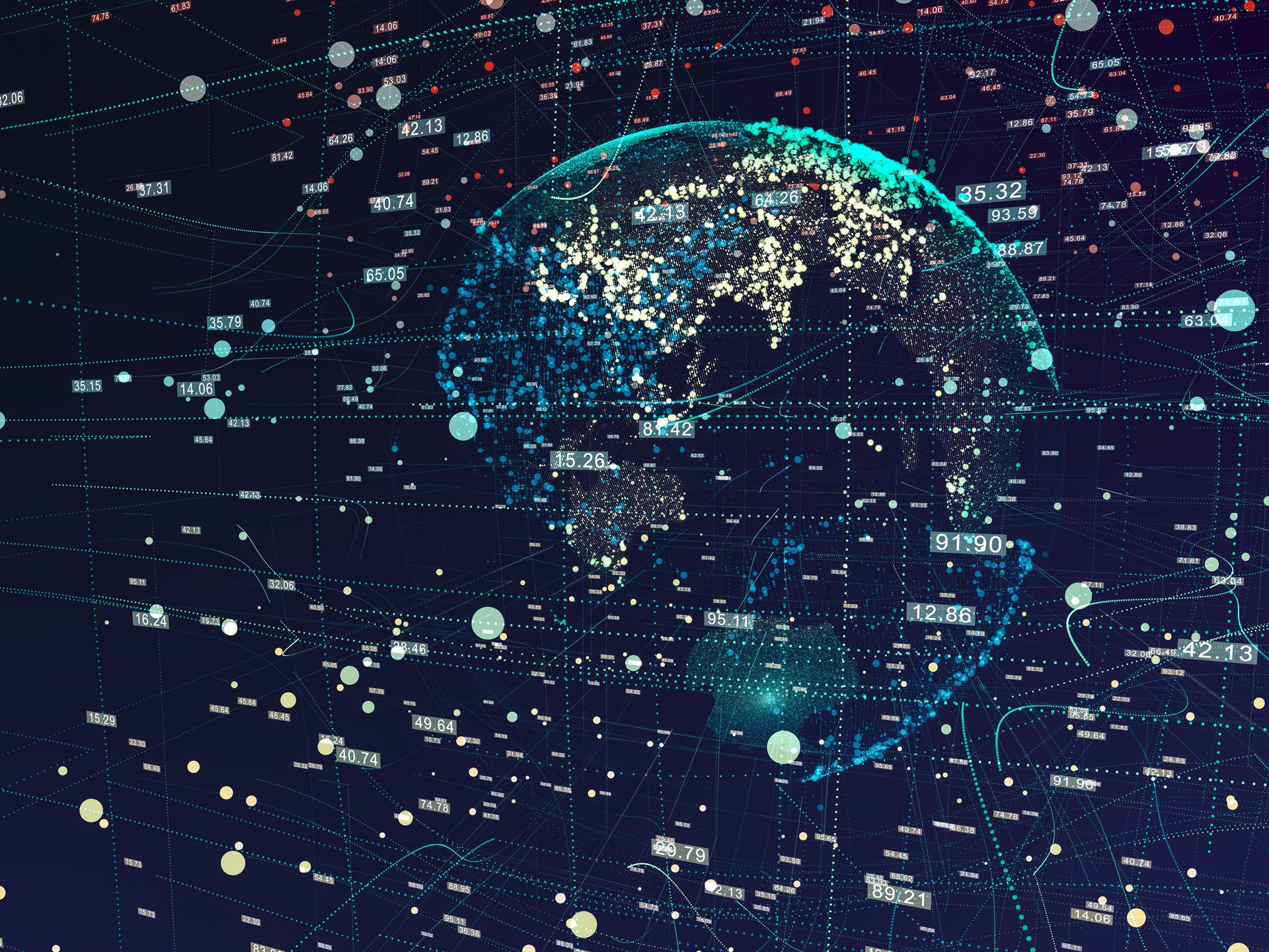 Abstract global telecommunication network